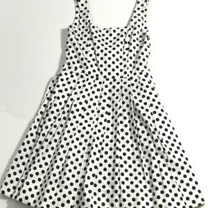 NWT Betsey Johnson Polka Dot Swing Dress